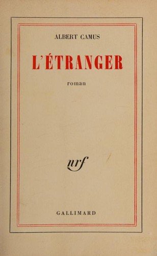 Portada de El Extranjero de Albert Camus
